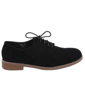 Mocassins à lacets noirs G325 Noir