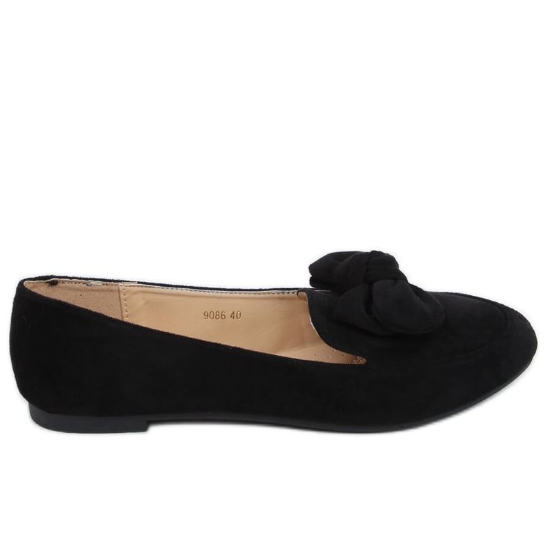 Mocassins femme noirs 9086 Noir le noir