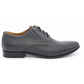 Olivier Chaussures en cuir masculin 482 gris
