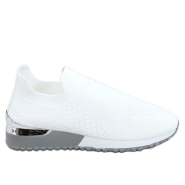 Chaussettes de sport blanches LDH006 Blanc Chaussettes de sport blanches LDH006 Blanc