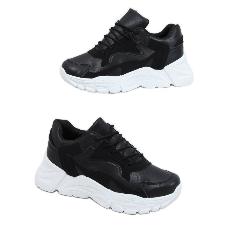 Chaussures de sport noires YL-45 Noir le noir