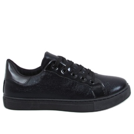 Baskets femme noires A6021 Noir le noir