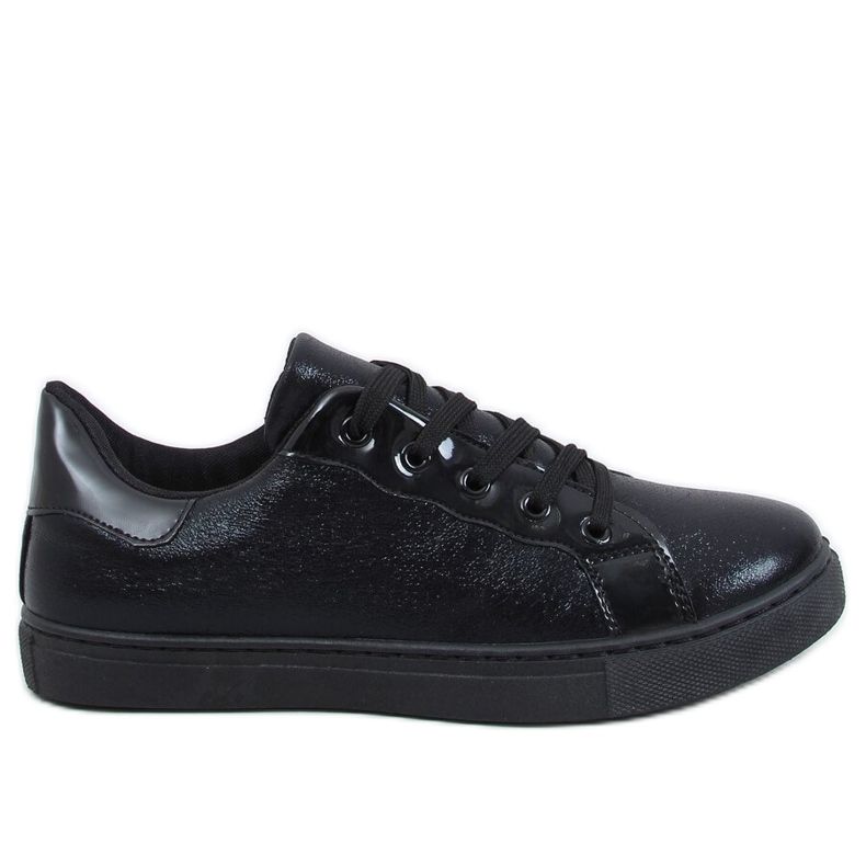 Baskets femme noires A6021 Noir le noir
