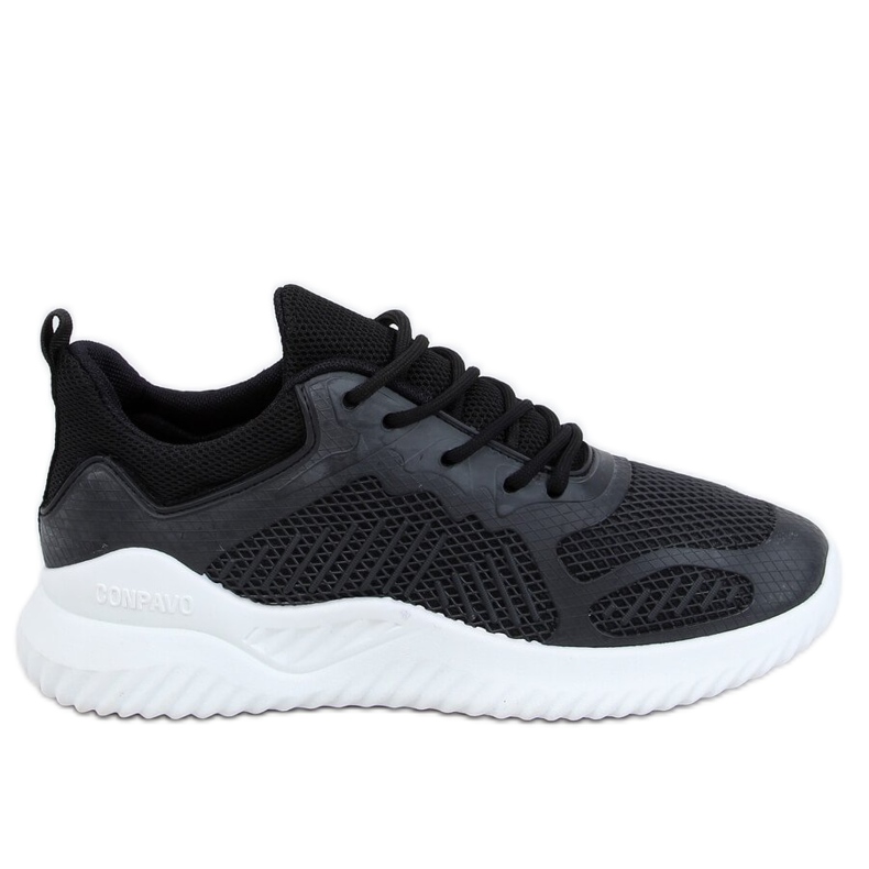 Noir KK-219 Chaussures de sport noires le noir