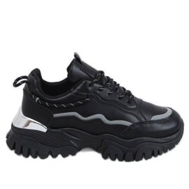 Noir 9933 Chaussures de sport noires le noir