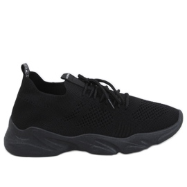 Noir FF-10 Chaussettes noires chaussures de sport