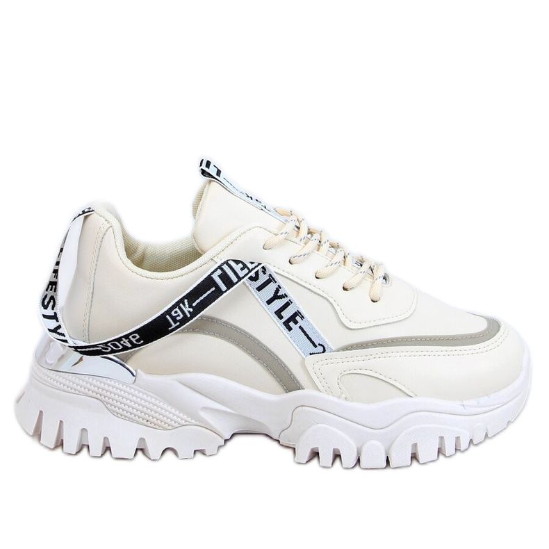 Beige 9935 Chaussures de sport beiges