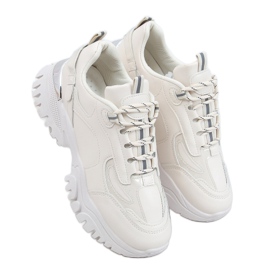 Beige 9931 Chaussures de sport beiges