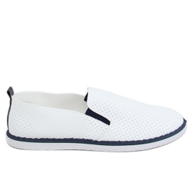 Baskets slip-on blanches AA620 Marine