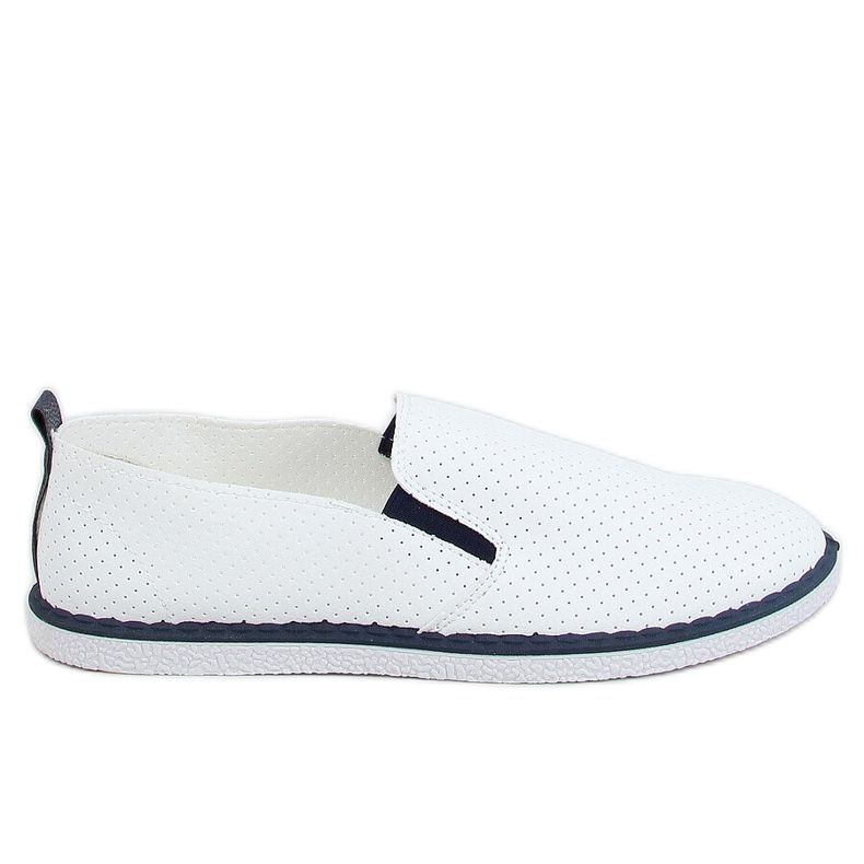 Baskets slip-on blanches AA620 Marine
