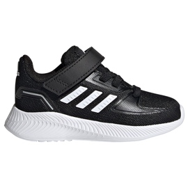 Adidas Runfalcon 2.0 I chaussures pour enfants noir et blanc FZ0093 blanche le noir Adidas Runfalcon 2.0 I chaussures pour enfants noir et blanc FZ0093 blanche le noir