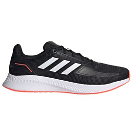 Adidas Runfalcon 2.0 chaussures pour hommes noir, blanc et orange FZ2803 blanche le noir