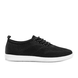 Baskets de sport ajourées noires Maci le noir