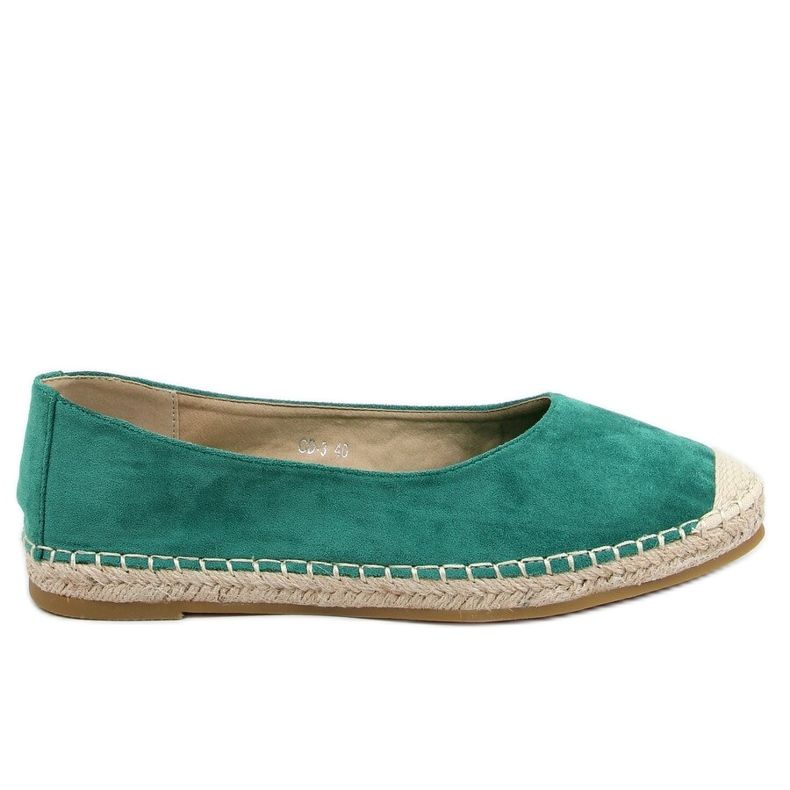 Espadrilles pour femmes vertes CD-3 Vert