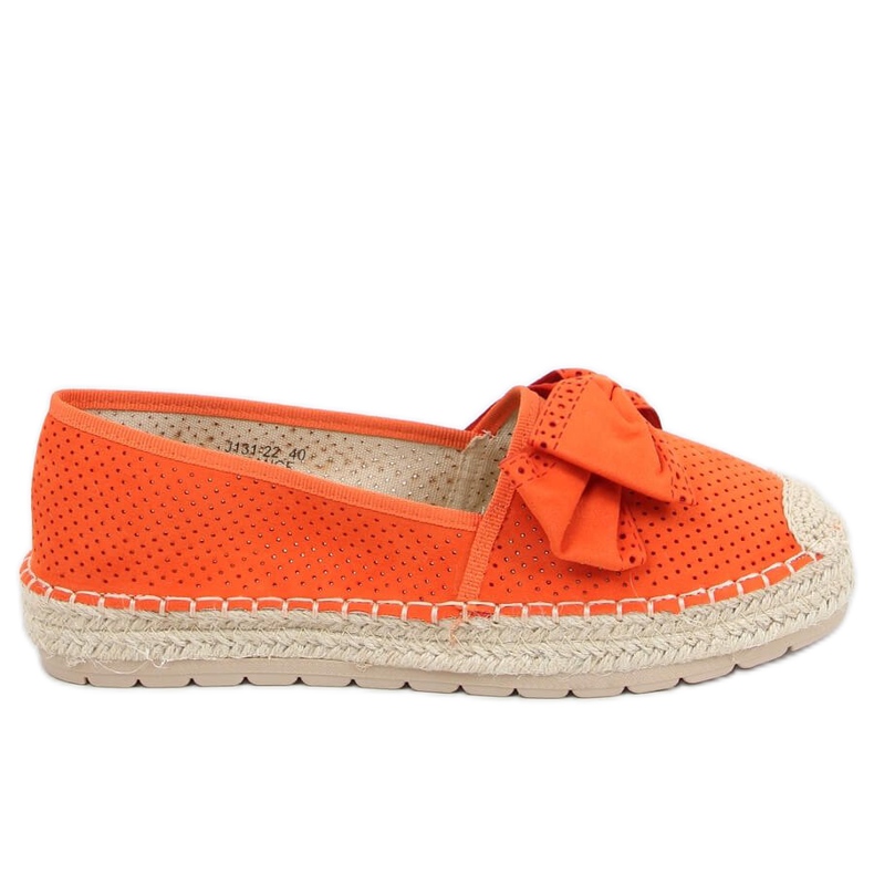 Espadrilles femme orange J131-22 Orange