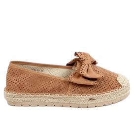 Espadrilles pour femme camel J131-22 Camel brun
