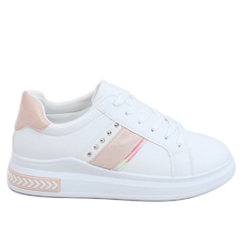 Baskets blanches pour femmes CC-42 Rose