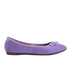 Ballerines violettes en éco-daim Aiyana Ballerines violettes en éco-daim Aiyana