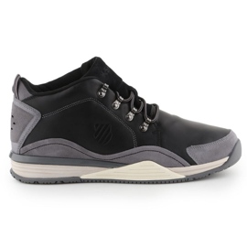 K-swiss Eaton M 05077-052-M chaussures le noir gris K-swiss Eaton M 05077-052-M chaussures le noir gris