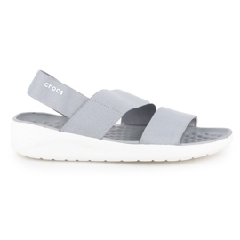 Crocs Literide Stretch Sandale W 206081-00J gris