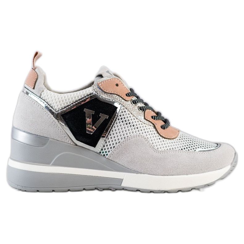Baskets colorées VINCEZA blanche gris multicolore