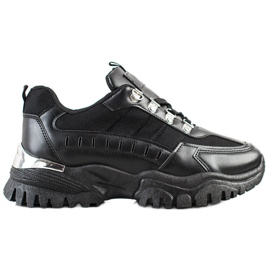 SHELOVET Baskets noires le noir