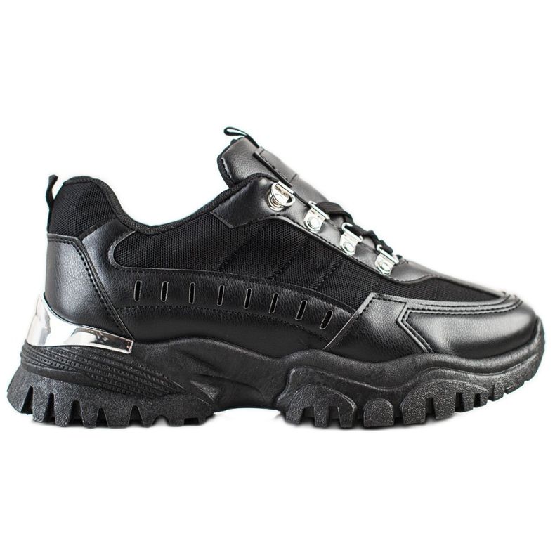 SHELOVET Baskets noires le noir
