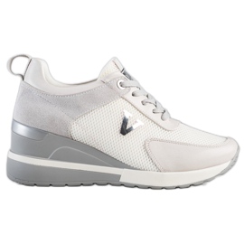 Baskets décontractées VINCEZA blanche gris Baskets décontractées VINCEZA blanche gris