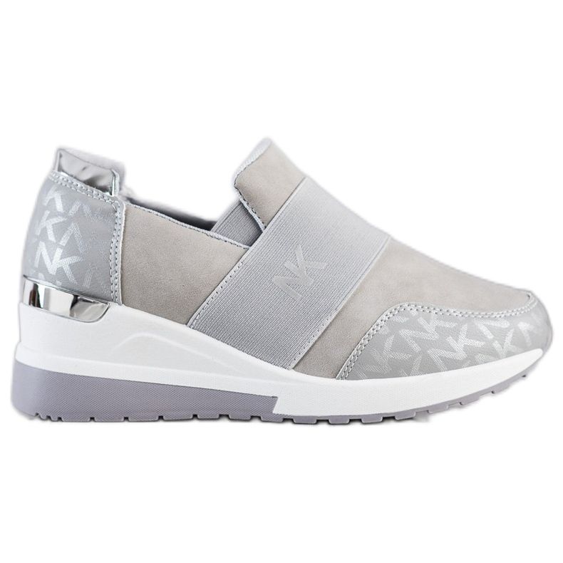 SHELOVET Baskets grises à enfiler