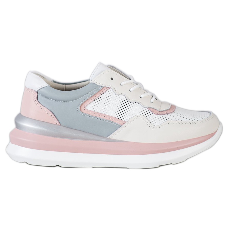 ARTIKER Baskets en cuir sur la plate-forme multicolore