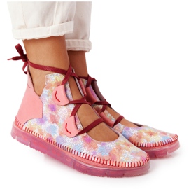 Boots cuir femme Maciejka Rose 04457-15 multicolore