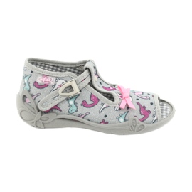 Chaussures enfant Befado 213P123 rose argent