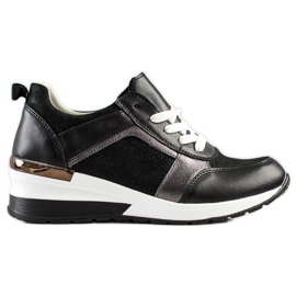 Baskets pailletées VINCEZA noir