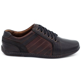 Mario Pala Chaussures en cuir pour hommes 616 marron brun