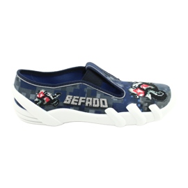 Chaussures pour enfants Befado 290Y203 bleu marine bleu gris