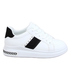 Baskets femme blanches CC-42 BLANC / NOIR le noir