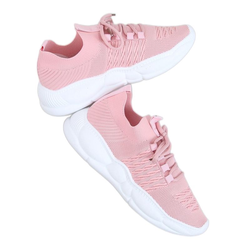 Rose LA40 Chaussettes roses chaussures de sport