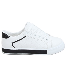 Baskets femme noires et blanches A88-86 Noir
