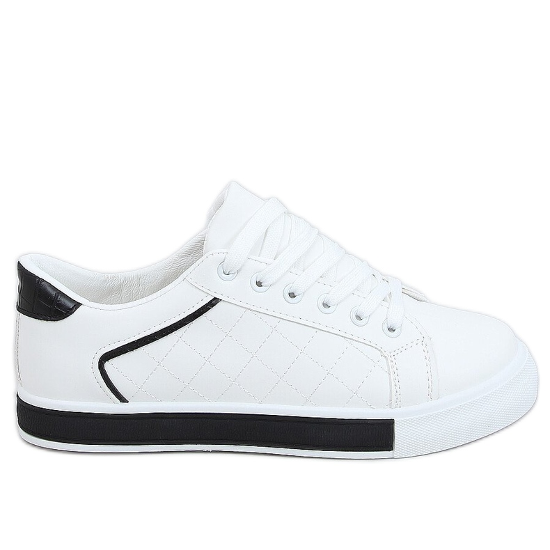 Baskets femme noires et blanches A88-86 Noir le noir