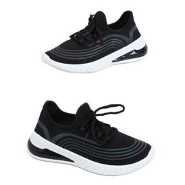 Noir 3436 Chaussettes noires chaussures de sport le noir Noir 3436 Chaussettes noires chaussures de sport le noir