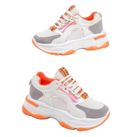 Chaussures de sport beiges R12YD518-11 Orange