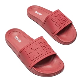 Chaussons Lopez pour hommes rouges Big Star Chaussons Lopez pour hommes rouges Big Star
