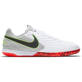 Nike React Tiempo Legend 8 Pro Ic AT6134 106 chaussures de football blanche blanche