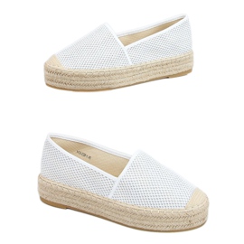 Espadrilles blanches pour femmes A666-ESP-1 Blanc