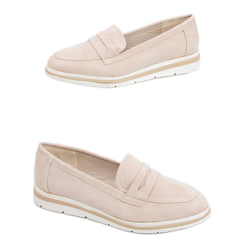 Mocassins Semelles Hautes 1151 Beige