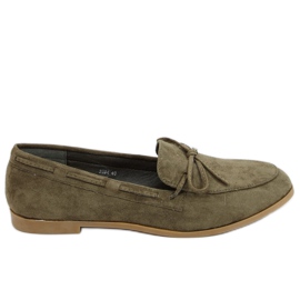 Mocassins classiques verts pour femmes 3394 Vert