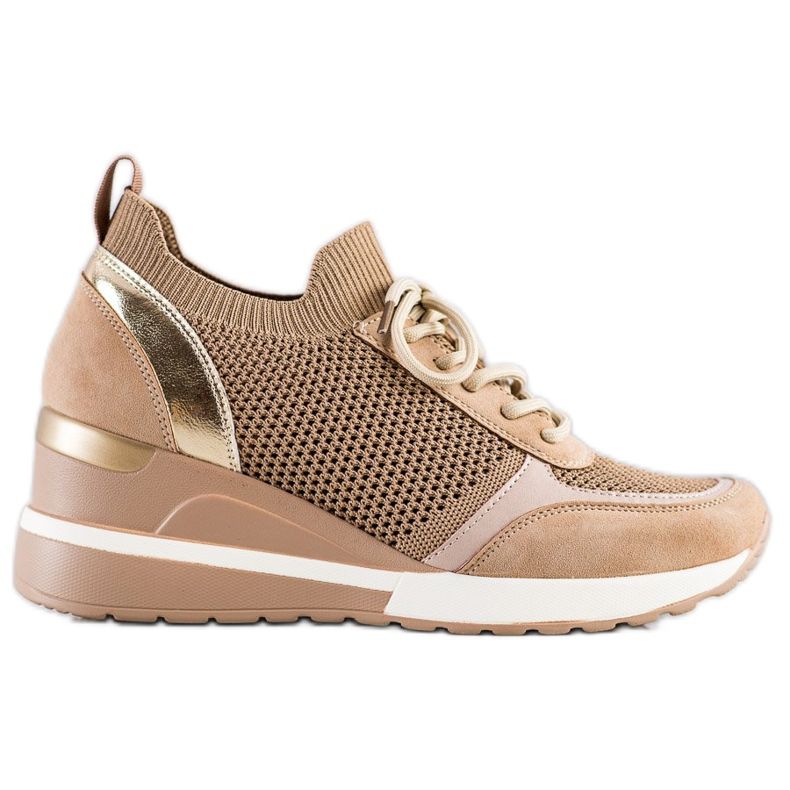 Baskets ajourées VINCEZA beige