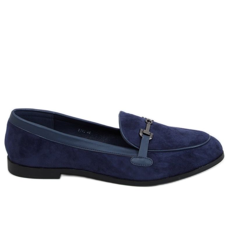 Mocassins bleu marine pour femme 8742 Bleu