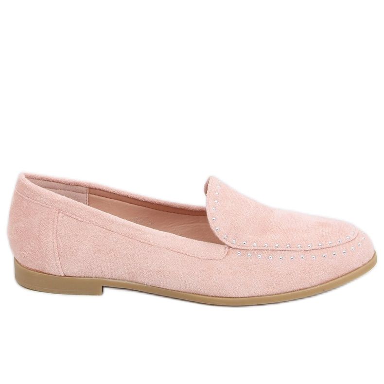 Mocassins rose 4322 Clous roses