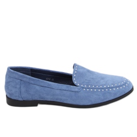 Mocassins bleus à clous 4322 Jeans